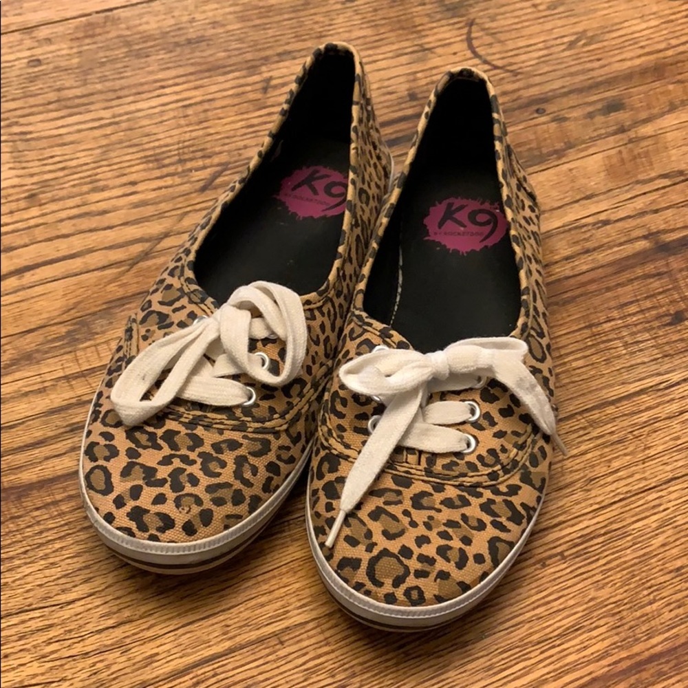 Cheetah print sneakers